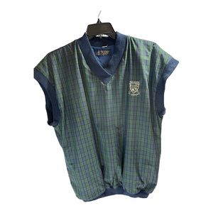 Vintage Tom Morris St. Andrews Old Course Plaid Vest